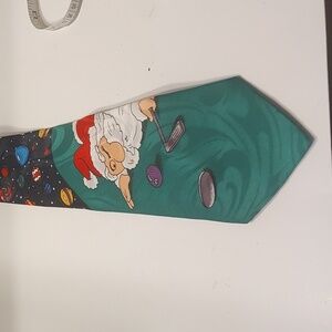 Hallmark Golf Men's Vintage Santa Claus Golf Tie